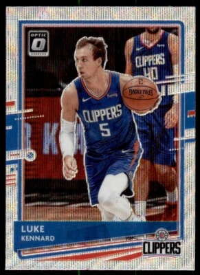 Luke Kennard 2020-21 Donruss Optic Silver Wave Prizm Parallel Card #65 Los - Image 1 of 2