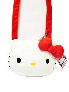 Hello Kitty Soft Plush Purse Crossbody Shoulder Bag Sanrio Licensed Gift New - Picture 1 of 6