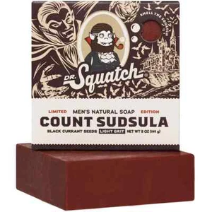 Jabón en barra natural 6 Dr Squatch Count Sudsula Halloween edición limitada 5 oz - Imagen 1 de 2