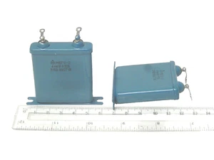 4uF 315V 10% / MBGO-2 PAPEL SOVIÉTICO PIO CONDENSADORES DE AUDIO OTK NOS LOTE DE 4 piezas. - Imagen 1 de 2