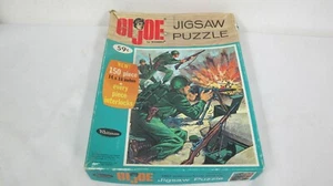 VINTAGE HASBRO WHITMAN GI JOE PUZZLE 4647 SOLDIERS WITH GUNS - Picture 1 of 5