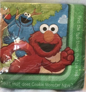 Sesame Street Sunny Days Party Supplies 16ct. Beverage Napkins - Picture 1 of 1