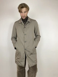 HUGO BOSS Beige polyester Mens trench coat size 40R - Picture 1 of 11
