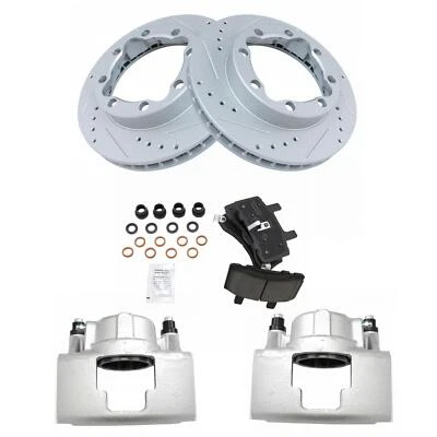 Front Disc Brake Kit for Chevy GMC K3500 (88-93) K2500 (89-2000) Suburban - Image 1 of 4