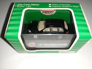 Model Power Minis 1/87 Scale Porsche Cayenne Turbo 2002 Black New FREE SHIPPING - Picture 1 of 2