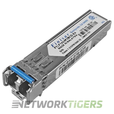 Finisar FTLF1424P2BCD-E4 4GB Fibre Channel SFP 1310nm 10km SFP Transceiver - Image 1 of 4
