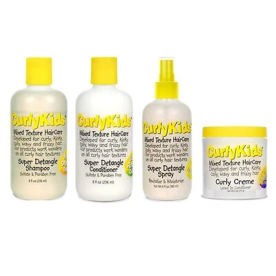 Curly Kids Hair Care Products for Curly, Kinky, Frizzy & Wavy Hair