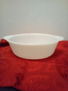 Vintage Anchor Hocking #467 Fire King Ovenware Milk Glass Oval Casserole BOWL - Picture 1 of 6