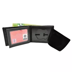 Perfect Fit Bifold Badge Wallet with CBSA Officer Shaped Cutout Canada Border - Picture 1 of 8
