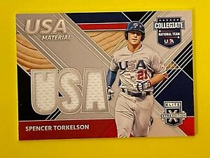 SPENCER TORKELSON 2020 Elite Extra Edition USA MATERIAL Collegiate National Team