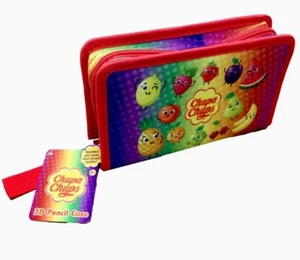 CHUPA CHUPS GEFÜLLTE BLEISTIFTHÜLLE DUFTSTIFT AUFKLEBER RADIERER SCHÄRFER GESCHENK 3D DUFTEND - Bild 1 von 14