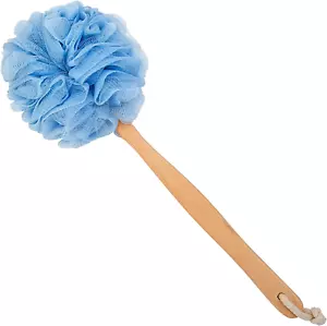 Bath Sponge with Handle,Bath Sponge on a Stick,Bath Sponge with Handle,Soft Mesh - Picture 1 of 7