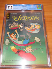 JETSONS #1 – CGC 7.5 VF- (1963 Gold Key ; 1st Comic Book App Jetsons ; OW/W Pgs)