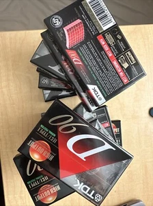 Lot Of 12 TDK D90 Standard Audio Cassettes Tapes (A00808-20) High Output - Picture 1 of 3