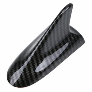 Carbon Fiber Style Shark Fin Aerial Decorative Antenna Roof Cover Universal - Picture 1 of 10