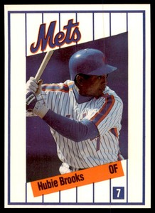 1991 KAHN'S NEW YORK METS HUBIE BROOKS NEW YORK METS #NNO