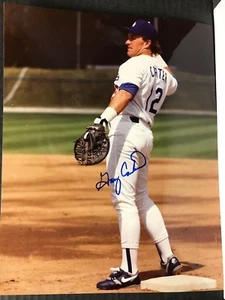 GARY CARTER DODGERS 8 X 10 AUTOGRAPHED PHOTO - Picture 1 of 1