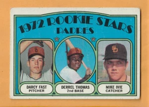 Derrel Thomas Mike Ivie Darcy Fast San Diego Padres 1972 Topps #457 - Imagen 1 de 2