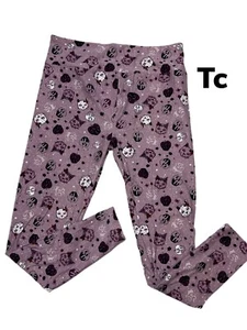 Tc Lularoe Halloween Leggings lila Katzen Bad Apple Totenköpfe passt 12/18 - Bild 1 von 1