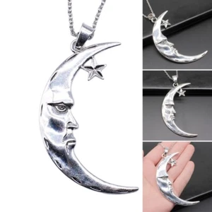 Moon Pendant Clavicle Chain Jewelry Gift for Women Teen Fashion Jewelry-Decor - Picture 1 of 7