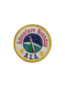 Boy Scout of America Patch Adventure Roundup 3 Inch Round Badge BSA - Picture 1 of 2