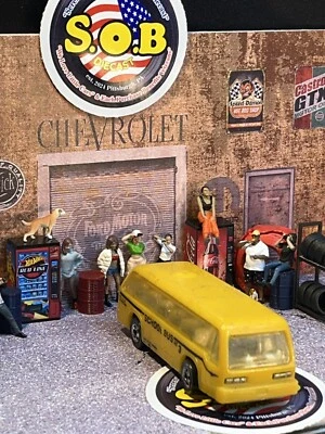 Autobús escolar Hot Wheels Blackwalls 1981 1:64 amarillo fundido a presión excelente/casi nuevo estado Foto 1 de 4