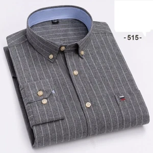 Mens Oxford Shirts Formal Business Long Sleeves Cotton Casual Dress Shirts Tops - Picture 1 of 20