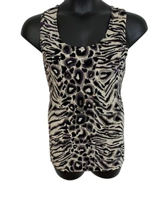 Chicos Travelers Gr. 3 (XXL) Slinky Top Animal Print Stretch Neu mit Etikett E431 - Bild 1 von 5