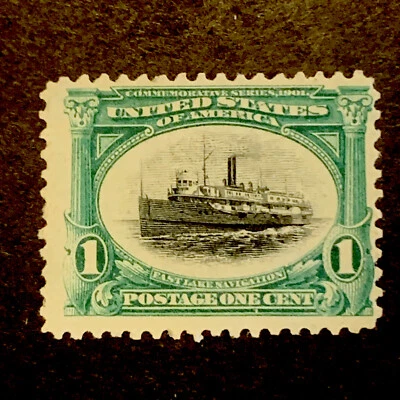 51863 US Stamp Sc #294 1c MHROG Nice Fresh - Image 1 of 2