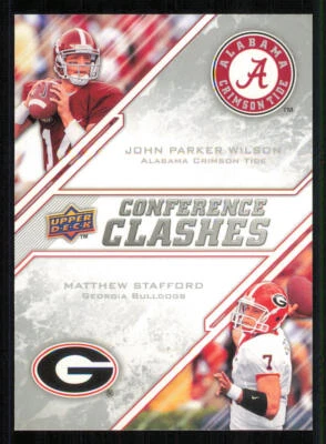 2009 Upper Deck Draft Edition #251 John Parker Wilson/Matthew Stafford - Image 1 of 2