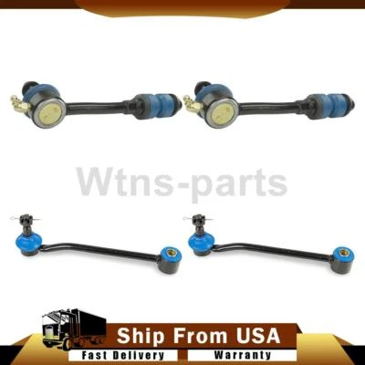 Kit de eslabones de barra estabilizadora delantera trasera 4x para Dodge Durango 1998-2003 Mevotech Foto 1 de 4