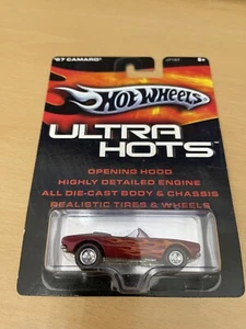 Hot Wheels 2005 Ultra Hots ‘67 CAMARO Red REAL RIDERS 1:64 NIP Sealed H363 - Imagen 1 de 4