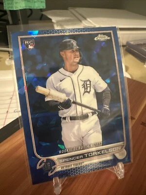 2022 Topps Chrome Sapphire Spencer Torkelson RC - Rookie Debut #US231 - Image 1 of 2