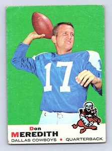 Don Meredith Card 1969 Topps #75 Dallas Cowboys - Picture 1 of 2