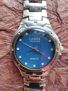 LOBOR LADIES WRIST WATCH QUARTZ EPSON CORP  MOVEMENT, WORKING - Picture 1 of 12