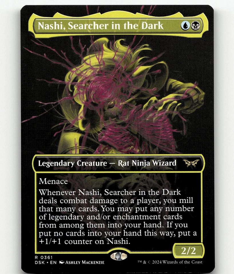 MTG Nashi, Searcher in the Dark (Showcase) #361 - Duskmourn: House of Horror - Image 1 of 1
