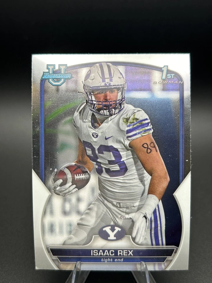 2022 Bowman Chrome 1st University Football Isaac Rex #71 - Image 1 of 2