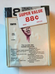 NOS 1975 Sarah Vaughan – The Divine One EMUS stereo ES8T-12009 SEALED 8TRK - Picture 1 of 7