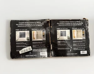 Maax 9" x 9" Eck Duschregal gehärtetes Milchglas - 2er Set - Bild 1 von 7