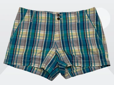 Sonoma женщин разноцветный клетку клапан карман хлопок эластичной современный короткий размер 10 - Изображение 1 из 4
