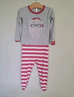 Pijama Papá Noel Navidad Lugar Infantil 2 Piezas Bebé 18-24 Meses Rayas Rojas  Foto 1 de 4