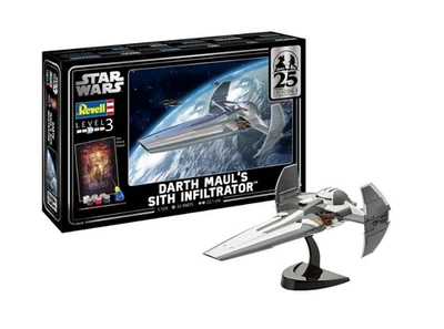 REVELL, Vaisseau STAR WARS – Darth Maul's Sith Infiltrator à assembler et à p... - Photo 1/4