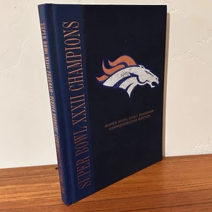 JOHN ELWAY Signed SUPER BOWL XXXII Hardcover Commemorative Program COA VERY FINE - Picture 1 of 7