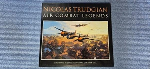 Air Combat Legends by Nicolas Trudgian HB DJ 1998 SIGNED Aviation Art WW2 RAF - Picture 1 of 10