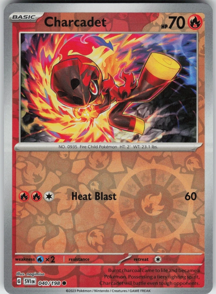 PO-01 Reverse Holo Charcadet - 040/198 SV01: Scarlet & Violet Base Set - Image 1 of 1