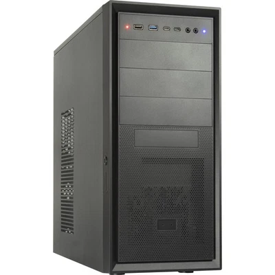 Case ATX PC Gehäuse IT-8862 Plaid Front USB-C 3.2 | 3 x externe 5,25"-Schächte - Bild 1 von 4