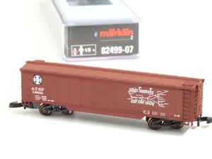 82499-07 Marklin escala Z ATSF Atchison, Topeka y Santa, coche de caja NUEVO en caja - Imagen 1 de 3