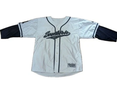 SouthPole Baseball Jersey Long Sleeve Mens XL Hip Hop R&B Y2K Gangsta Wear Phat - Image 1 of 4