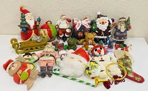 Lote de 25 adornos navideños mixtos vintage - Imagen 1 de 4