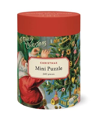 Cavallini & Co. Christmas 240 Piece Mini Puzzle - Image 1 of 4